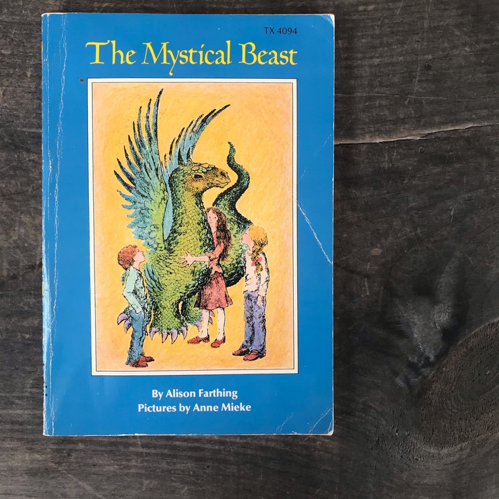 The Mystical Beast by Alison Farthing, Vintage Scholastic Paperback, Fantasy